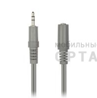 Кабель-удлинитель SMART BUY 3.5 Jack (M) - 3.5 Jack (F), стерео, аудио, 5,0 м, в пакете (1/150)