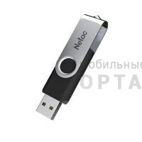 Флешка USB 16 Гб Netac U505 чёрный/серебро