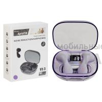 Наушники беспроводные Apro118 (Bluetooth V5.3) в упаковке, фиолетовые