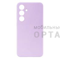 Чехол силикон COVER, бархатная подкладка в упаковке, Honor X7b, сиреневый
