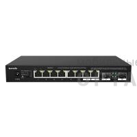 Kоммутатор TENDA TEM2010F неуправляемый 2.5 гигабит, 8 порт+ порт 2/SFP, черный (1/10)