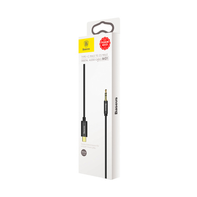 Аудиокабель Baseus Yiven Type-C male To 3.5 male Audio Cable M01 Black