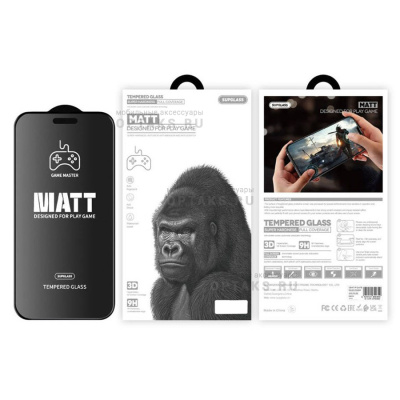 Защитное стекло матовое SupGlass XC-13, для iPhone 16 Pro Max