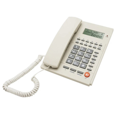 Стационарный телефон, RITMIX RT-420 white