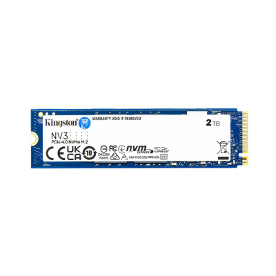 Внутренний SSD  Kingston  2TB  NV3 PCIe x4, R/W - 6000/5000 MB/s, (M.2), 2280, 3D NAND