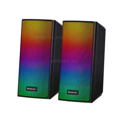 Акустическая 2.0 система DEFENDER Spitfire 6Вт, BT/light, питание от USB  (1/8)