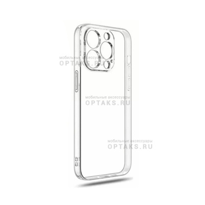 Чехол прозрачный силикон в техпаке, для iPhone 15 Pro Max